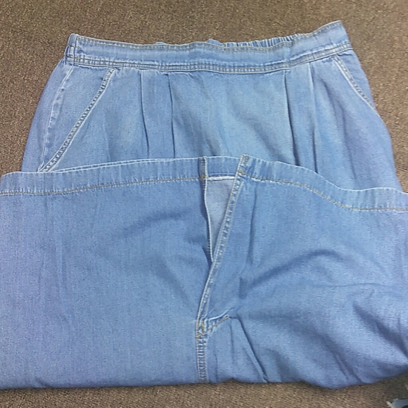 Monique Fashions Vintage Denim Skirt Size 3 X - Picture 2 of 7